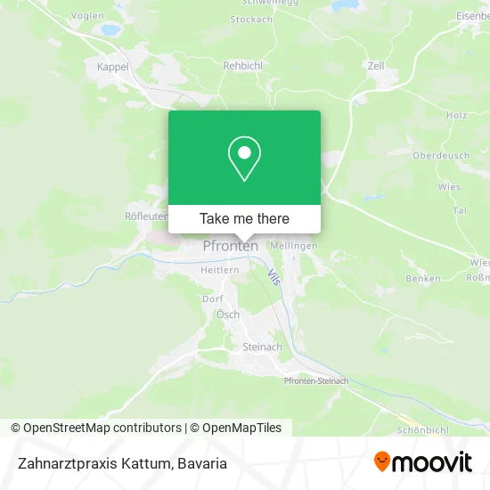 Карта Zahnarztpraxis Kattum
