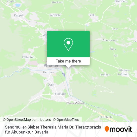 Sengmüller-Sieber Theresia Maria Dr. Tierarztpraxis für Akupunktur map
