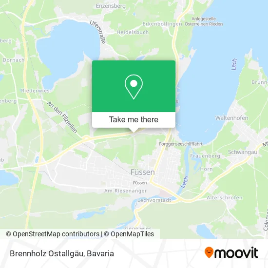 Карта Brennholz Ostallgäu