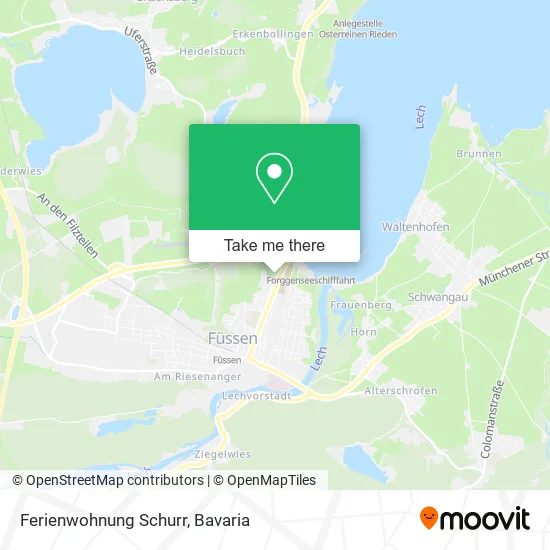 Карта Ferienwohnung Schurr