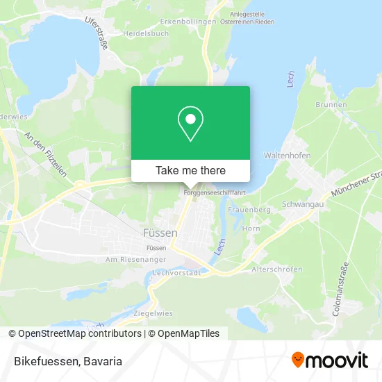 Карта Bikefuessen