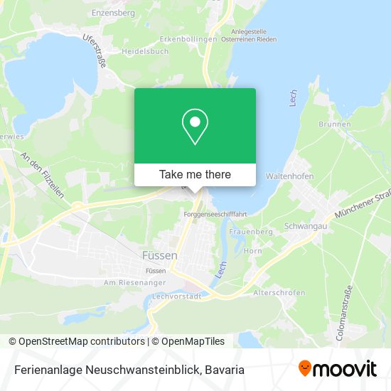 Ferienanlage Neuschwansteinblick map