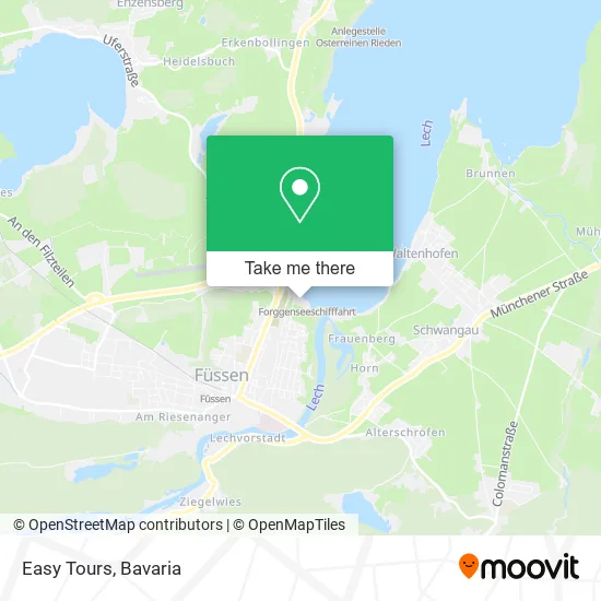 Карта Easy Tours