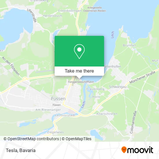 Карта Tesla