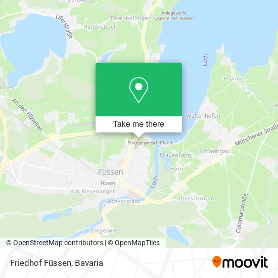 Карта Friedhof Füssen