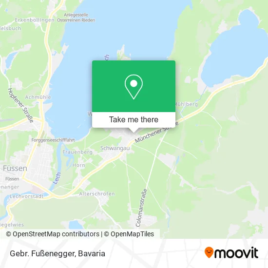 Карта Gebr. Fußenegger