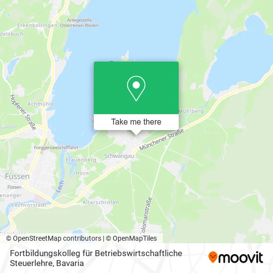 Карта Fortbildungskolleg für Betriebswirtschaftliche Steuerlehre