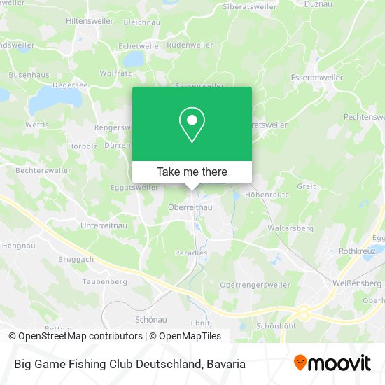 Big Game Fishing Club Deutschland map