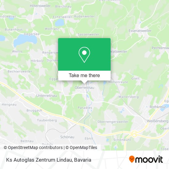 Ks Autoglas Zentrum Lindau map