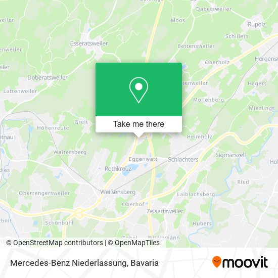 Mercedes-Benz Niederlassung map