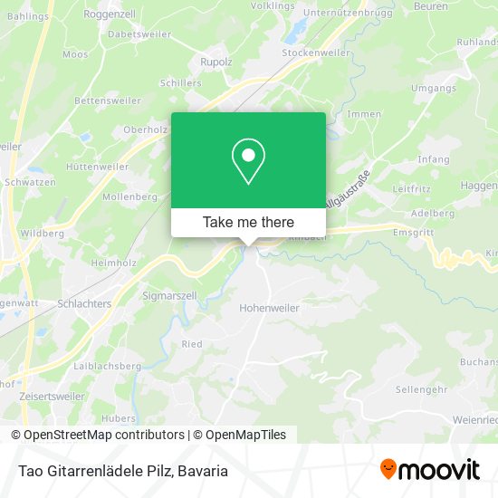 Tao Gitarrenlädele Pilz map