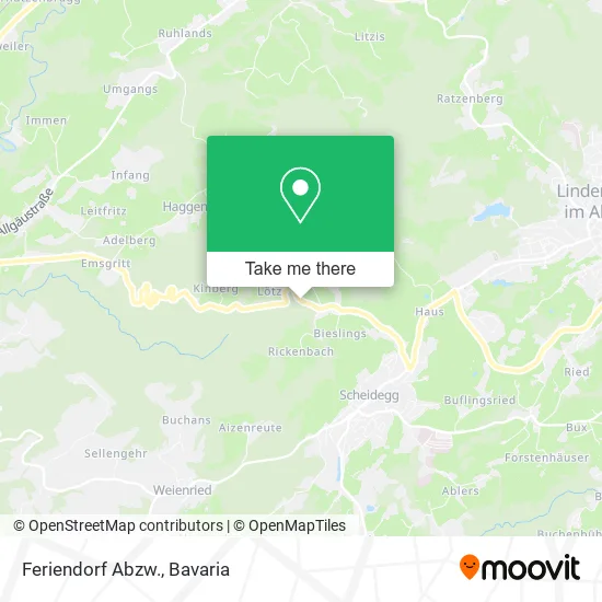 Карта Feriendorf Abzw.