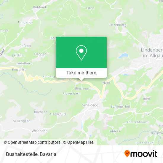 Карта Bushaltestelle