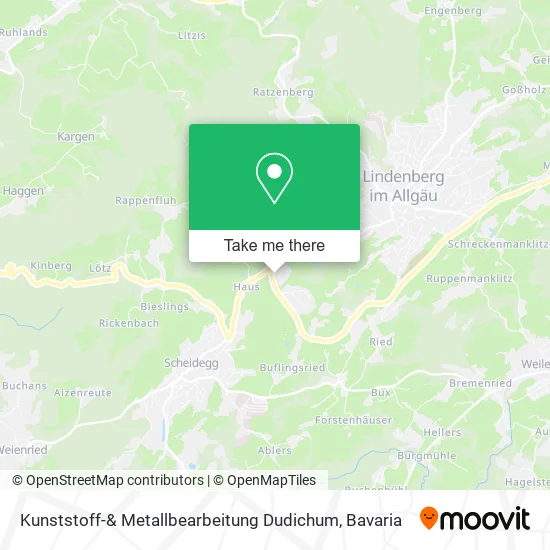 Карта Kunststoff-& Metallbearbeitung Dudichum