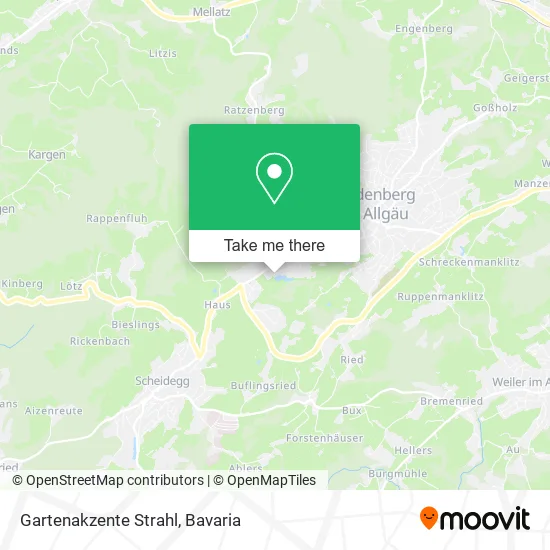 Карта Gartenakzente Strahl