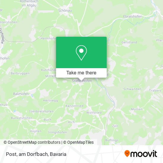 Карта Post, am Dorfbach