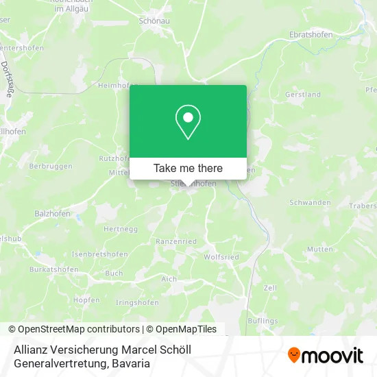Карта Allianz Versicherung Marcel Schöll Generalvertretung