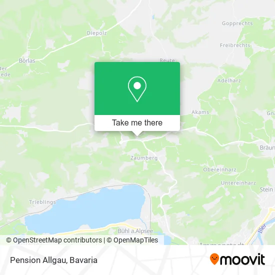 Карта Pension Allgau