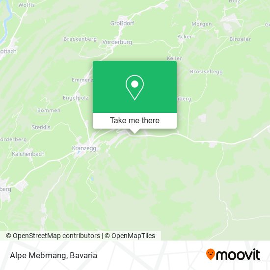 Alpe Mebmang map