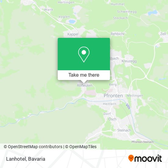 Lanhotel map