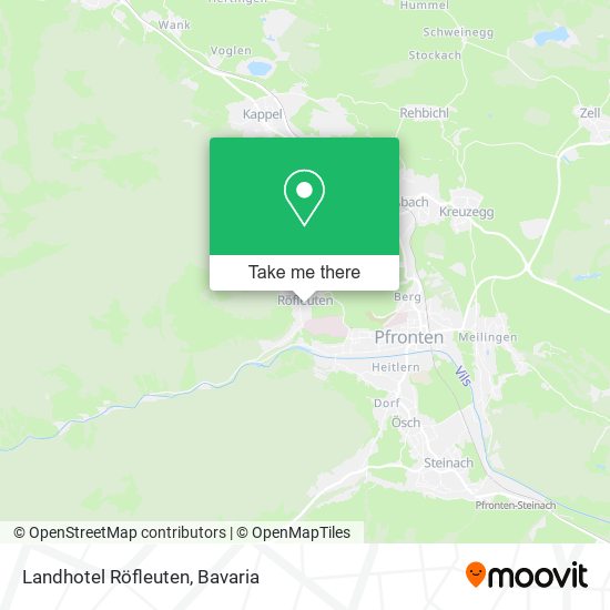 Landhotel Röfleuten map