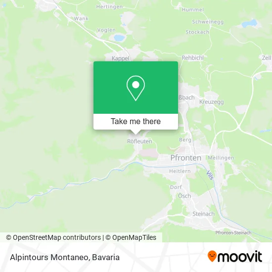 Карта Alpintours Montaneo