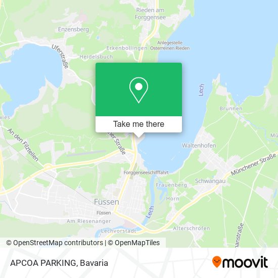 APCOA PARKING map