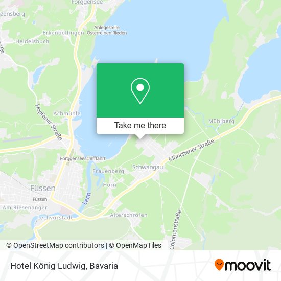 Hotel König Ludwig map