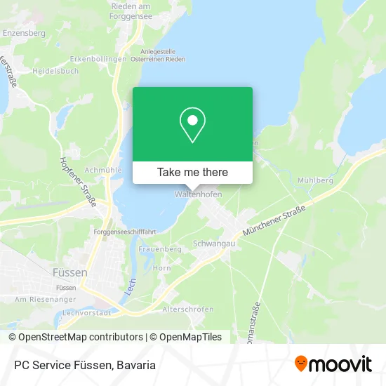 Карта PC Service Füssen