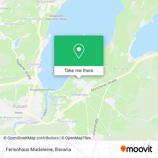 Карта Ferienhaus Madeleine