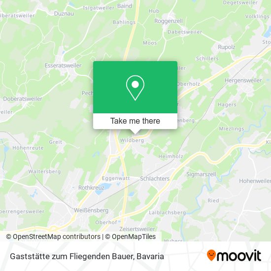Gaststätte zum Fliegenden Bauer map