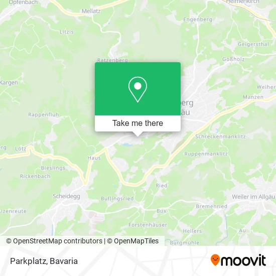 Карта Parkplatz