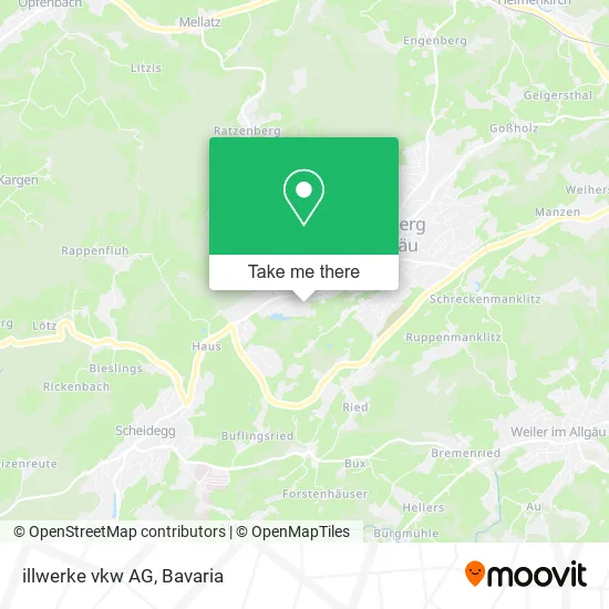 Карта illwerke vkw AG