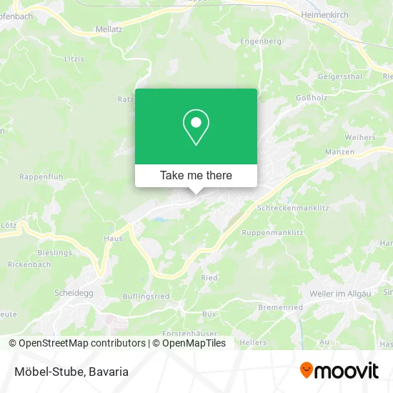 Карта Möbel-Stube