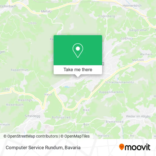Карта Computer Service Rundum