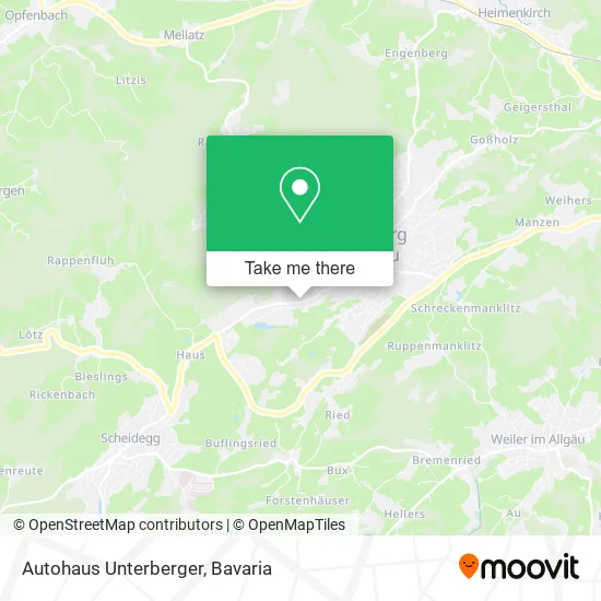 Карта Autohaus Unterberger