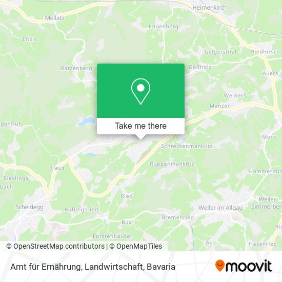 Amt für Ernährung, Landwirtschaft map