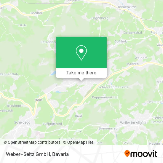 Карта Weber+Seitz GmbH