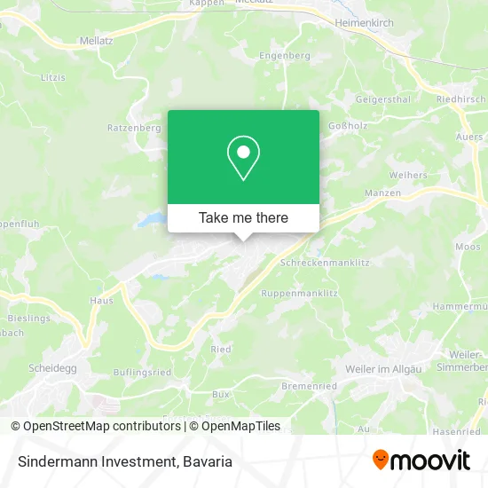 Карта Sindermann Investment
