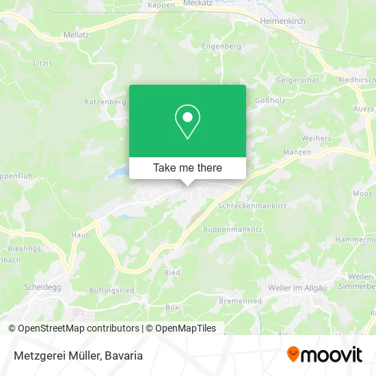 Карта Metzgerei Müller