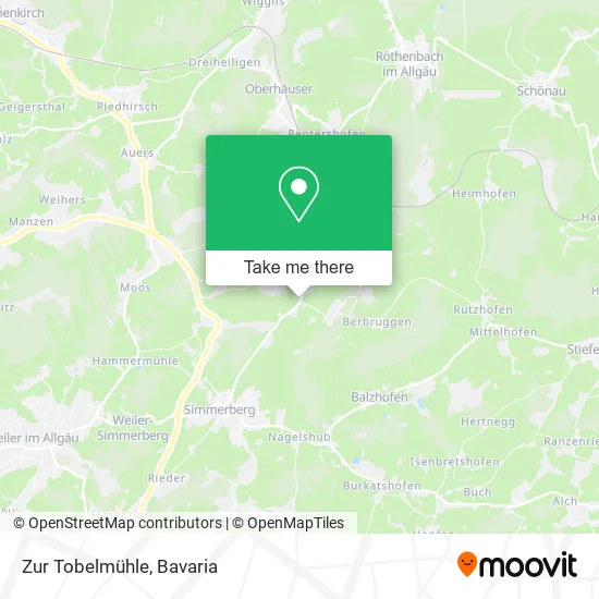 Карта Zur Tobelmühle