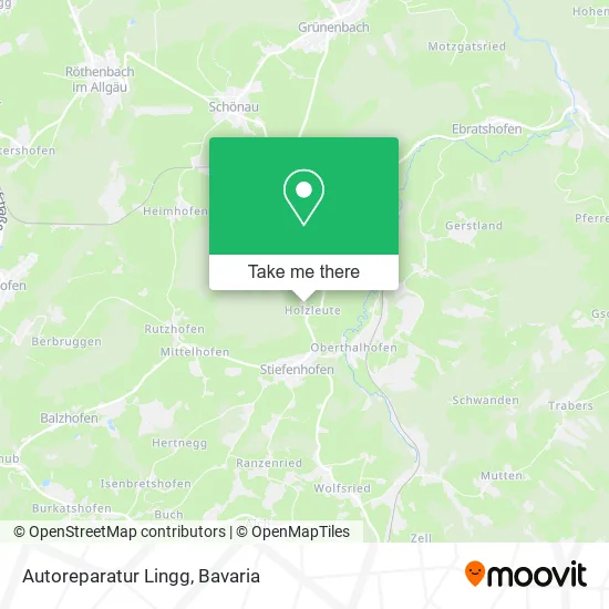 Карта Autoreparatur Lingg