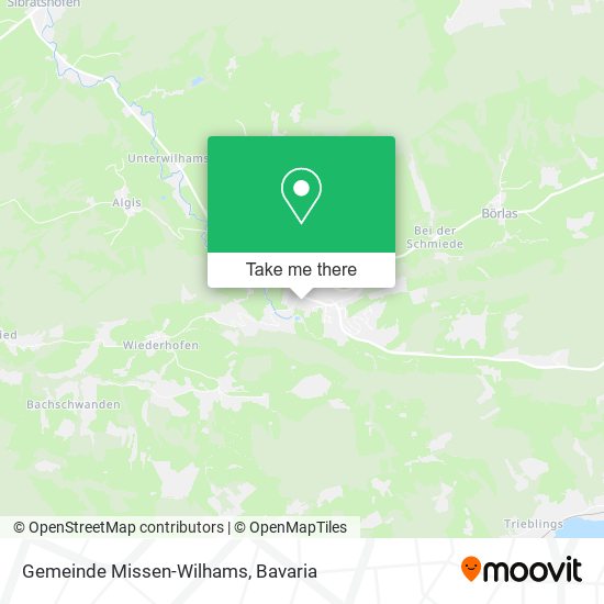 Gemeinde Missen-Wilhams map