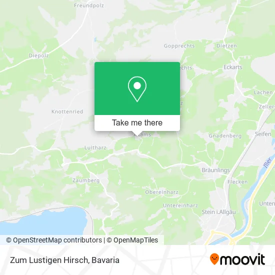 Карта Zum Lustigen Hirsch