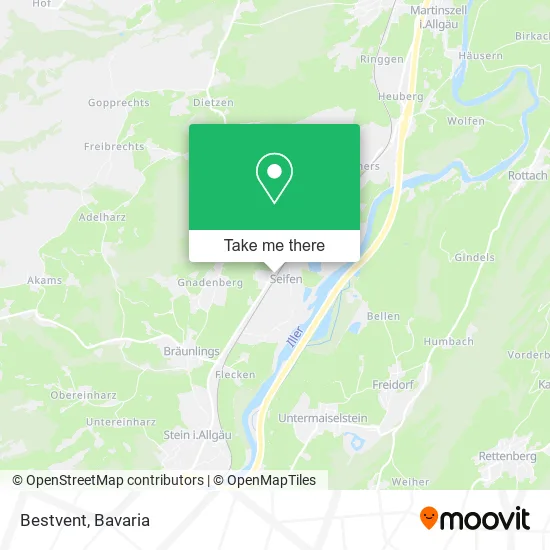 Карта Bestvent