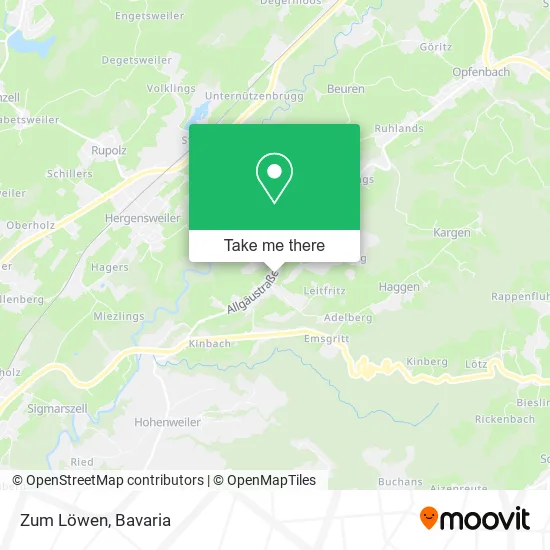 Карта Zum Löwen