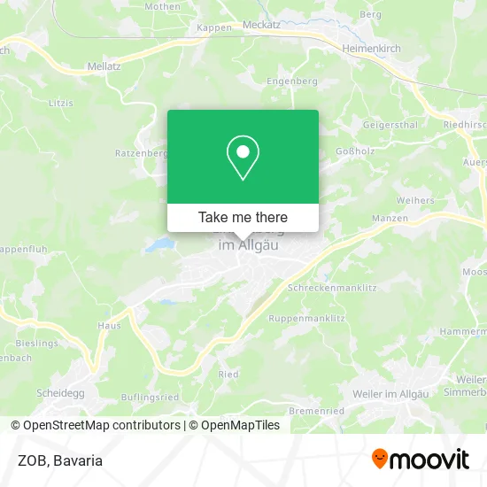 Карта ZOB