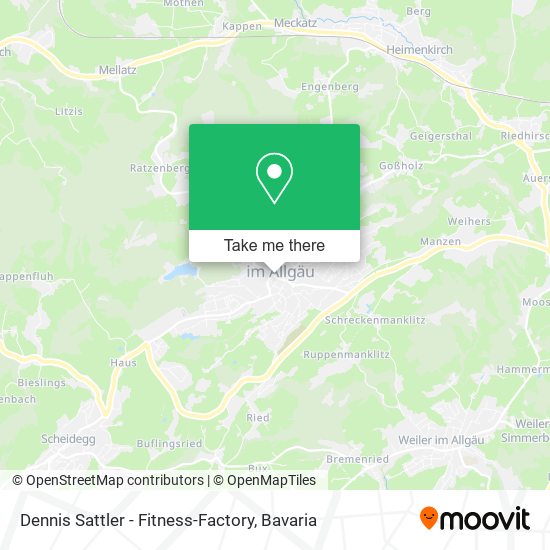 Dennis Sattler - Fitness-Factory map