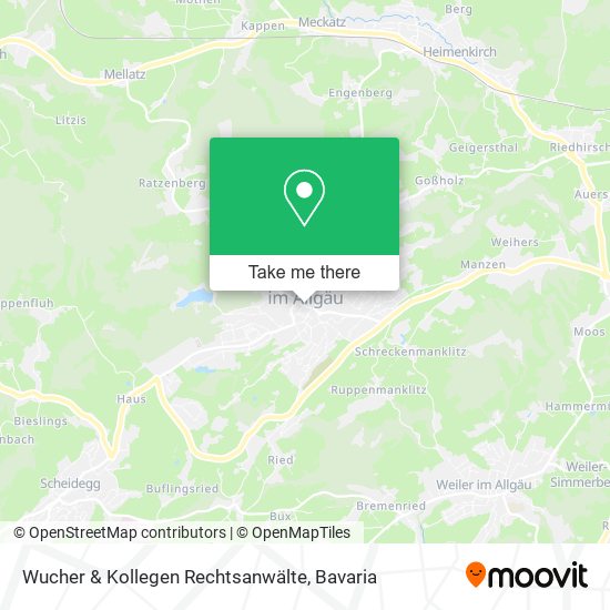 Wucher & Kollegen Rechtsanwälte map