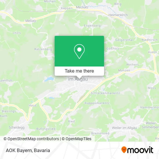 Карта AOK Bayern